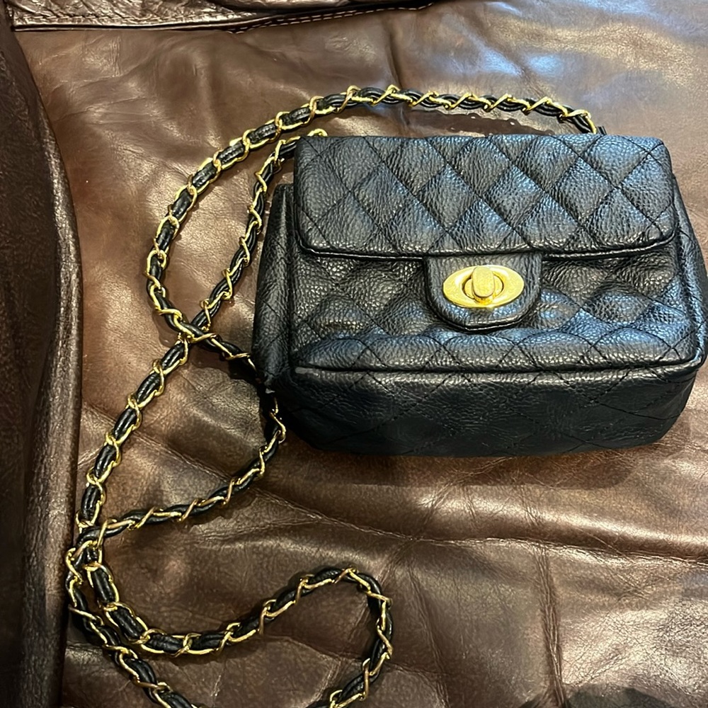 Fashion inspired crossbody bag. Perfect size for day or night
